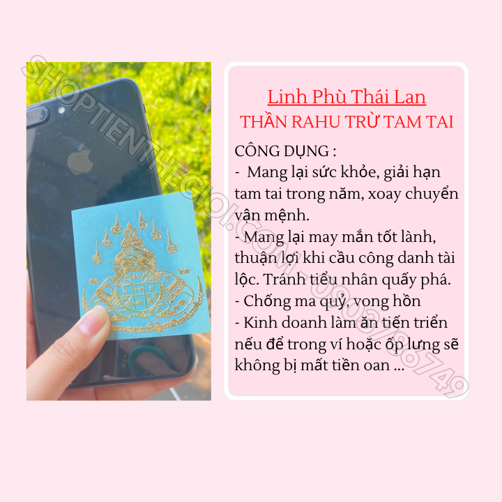 LINH PHÙ THÁI - THẦN RAHU TRỪ TAM TAI - SP005580